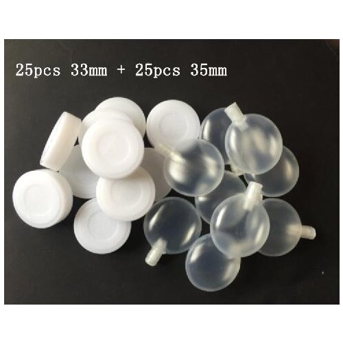 50pcs Mix-and-match Pet dog/ cat Baby Squeakers Rattle Ball Noise Maker Insert Dog Toy 35PCS 24MM+25PCS 33MM