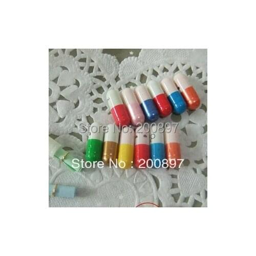 Promotion Mixed Random Colors Love Pills Capsule Message Pills Valentine Gift 200pcs/lot