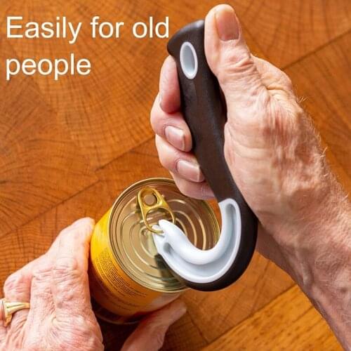 Big deal 2Pcs Easy Open Ring Pull Can Opener Easy Grip Opener Ring-Pull Helper for Ring Pull Tab Cans Tins Bottles Kitchen Tools