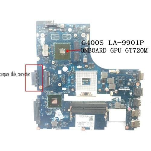 FAST SHIPPING FULLY TESTED VILG1/G2 LA-9901P For LENOVO IDEAPAD G400S LAPTOP MOTHERBOARD GPU GT 720M