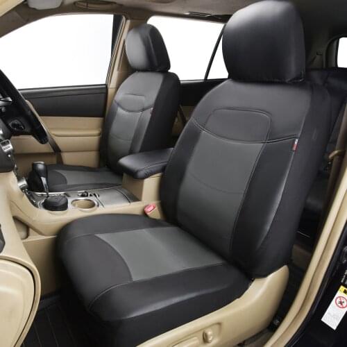 PU Leather Car Seat Covers Luxury Universal Automotive interior Seat Cover for toyota Mazda Volkswagen Hyundai Kia Lada Nissan