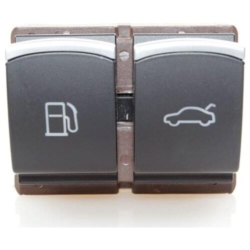 Chrome Gas Door Fuel Tank Switch Trunk/Luggage Switch Fit For Passat B6 B7L CC 35D 959 903