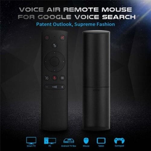 2.4G Gyro Sensor Remote Control Air Mouse Voice Assistance Voice Search IR Learning Gyroscope Motion with Multimedia Battery