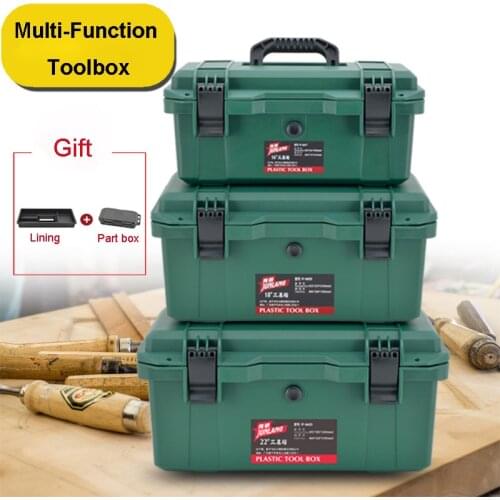 Multi-Function Toolbox Home Vehicle Maintenance Hand-Held Art Hardware Storage Box Repair Tool Box Case