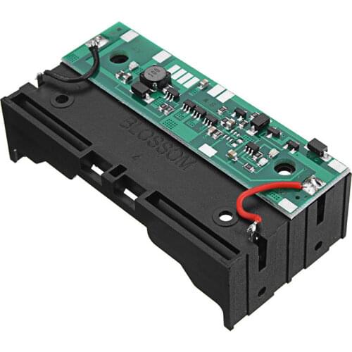18650 Lithium Battery Boost Module 12V Charging UPS Uninterrupted Protection Integrated Board With Case