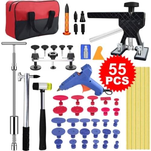 Car Body Paintless Dent Repair Tools Kit for Automobile Body for Motorcycle Refrigerator Dent Remove Hail Damage
