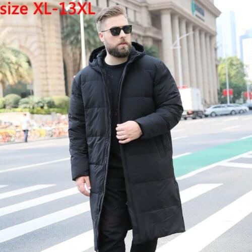 New arrival super large Jacket Men with hood Thicker White Duck Down Casual high quality super large plus size XL-11XL12XL13XL