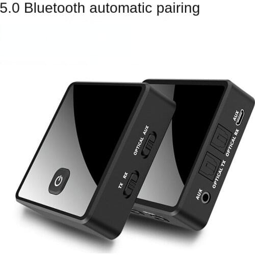Transmitter Receiver Wireless Adapter Low Latency 3.5mm AUX Optical Audio Adapter for PC Tv Car Speaker Computer