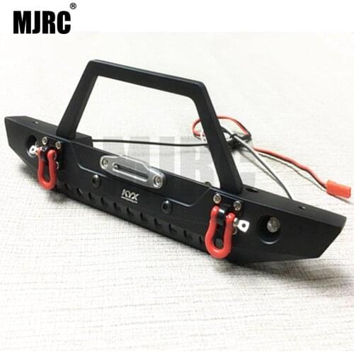 All-metal Front Bumper For 1/10 Rc Rock Crawler Truck Traxxas Trx4 Axial Scx10 SCX10II 90047 90046 Wrangler TRX-4