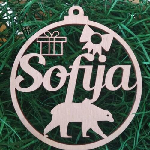 Custom names Christmas tags ,Christmas Tree hanging , Wooden Christmas Decoration , Xmas Tree Decoration Gift 6 styles