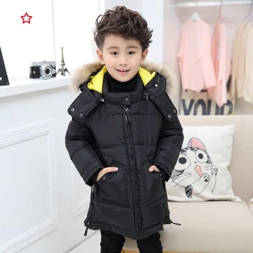 Winter childrens down jacket for boys, baby, mid-length, childrens down jacket, camouflage jacket