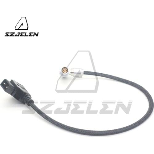 Super soft and lightweight mesh cable D-Tap to Right Angle 6 pinfor Video camera RED Epic/ GEmini/RED SCARLE Power CABLE