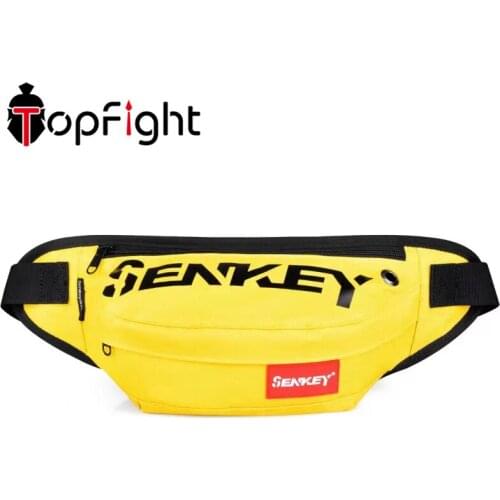 TopFight Mens And Womens Simple Waist Bag Canvas Leisure Fashion Travel Bag Belt Bag Bicycle Women Fashion Nylon