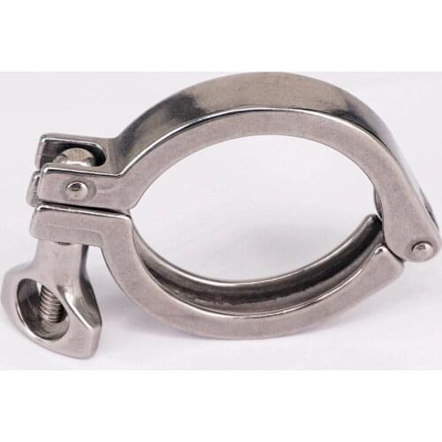 2" Tri Clamp Fits 64mm Ferrule O/D 304 Stainless Steel Casting Tri Clamp Sanitary Fitting For Dairy Brewing