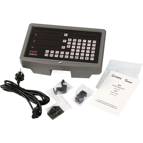 SINO SDS6-3V 3 Axis DRO Digital Readout Metal Casing Drilling Grinder Milling Lathe Three Axes Display For Optical Linear Scale