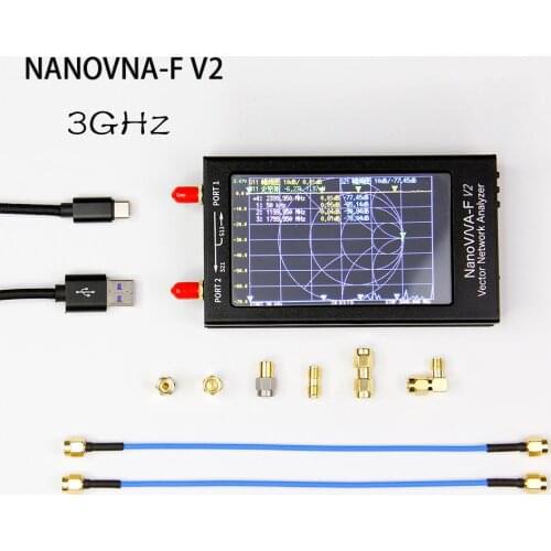 NANOVNA-F V2 3GHz Vector Network Antenna Analyzer 4.3" IPS LCD Display Touch Operation