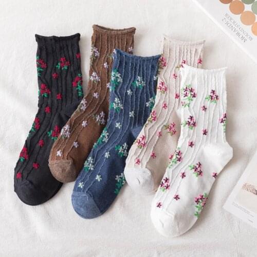 Frilly socks cute kawaii harajuku calcetines woman kobieta skarpety chaussette femme mujer women happy girls white striped sock