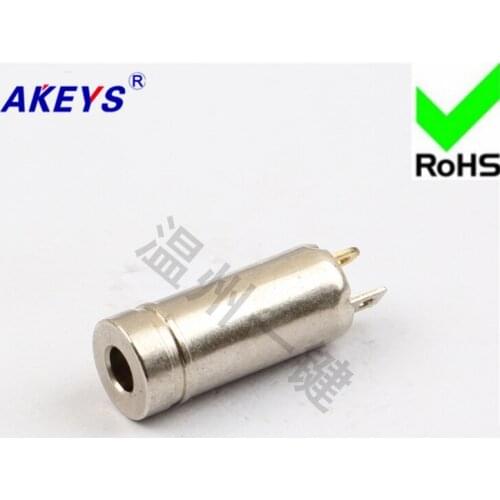 10 PCS PJ-3400 headset socket 2-pin socket 3.5MM socket female socket connecto