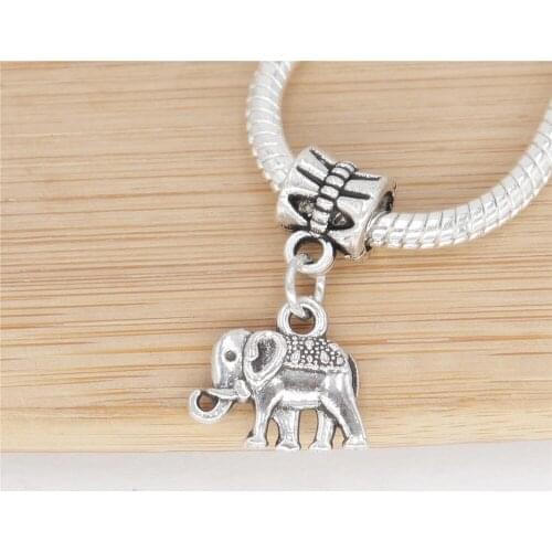 12pcs Retro Beads Pendants Fit for Pandora Style Bracelet Charms Necklace DIY Jewelry Making