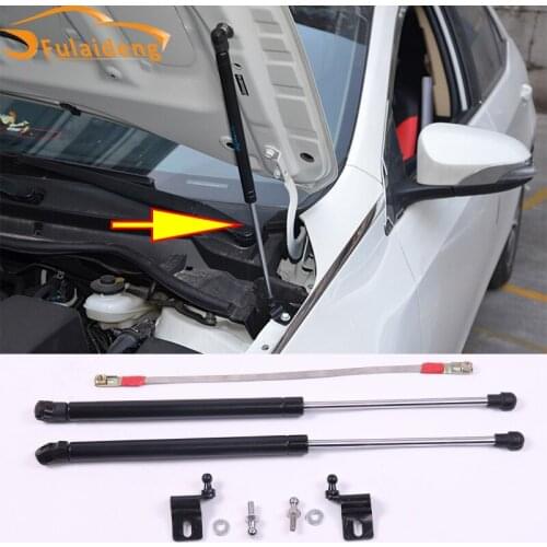 2pcs For Toyota Corolla 2014- 2018 Front Bonnet Hood Lift Support Shock Struts Car Styling Accessories
