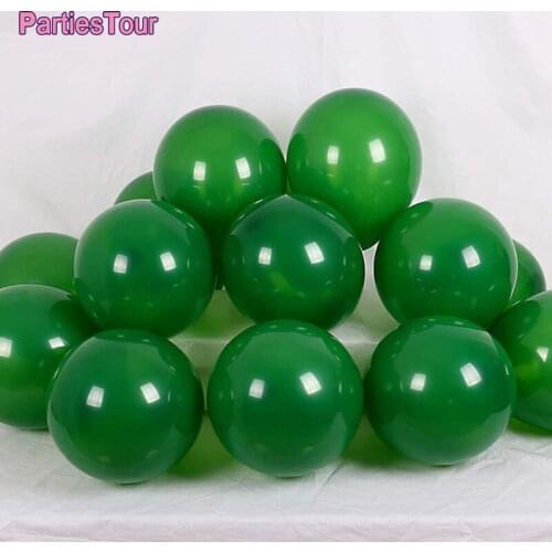 5/10/12 inch Dark Green Balloons Matte Latex Green Balloons Helium Balloons for Birthday Party Wedding Party Baby Shower Decors