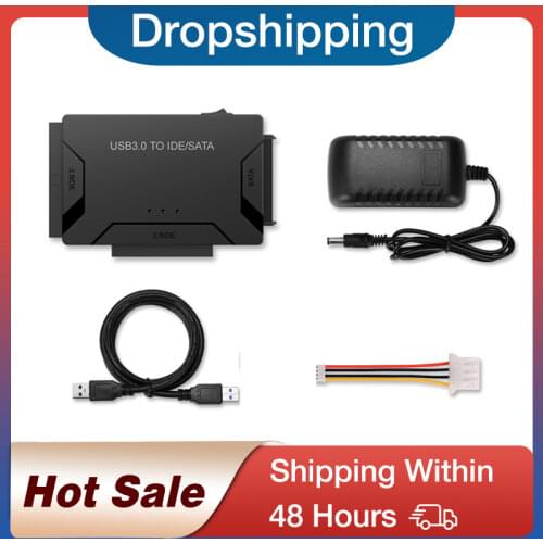 3 in 1 SATA to USB IDE Adapter USB 3.0 2.0 Sata 3 Cable For 2.5 3.5 Hard Disk Drive HDD SSD External Converter IDE SATA Adapter
