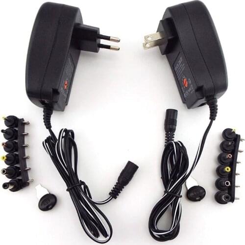 3V 4.5V 5V 6V 7.5V 9V 12V 2A 2.1A AC/DC Adapter Power Supply plug Universal Adjustable Adaptor Charger for LED Light Strip CCTV