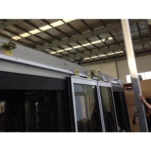 FREE SHIPPING Semi-Automatic Sliding Door Mechanism single open used in home workshop shop