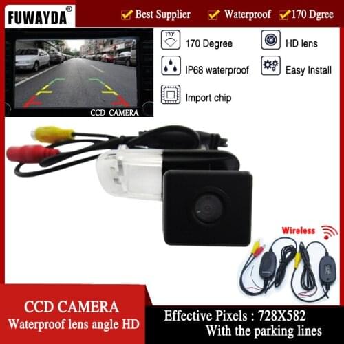 FUWAYDA Wireless car camera RearView Reverse color parking CCD Camera For Mercedes-Benz B200 Aclsa B-Class waterproof 170Degree