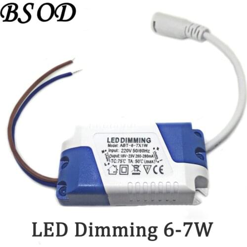 BSOD LED Driver 6-7W Transformer Power Supply Input Voltage AC220v Output Voltage DC 18-23V 260-280ma for Panel Light