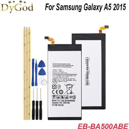 For Samsung Galaxy A5 2015 A500 A500F SM-A500F A500K SM-A500FU A5000 A5009 Battery 2300mAh Phone Backup Batteria EB-BA500ABE