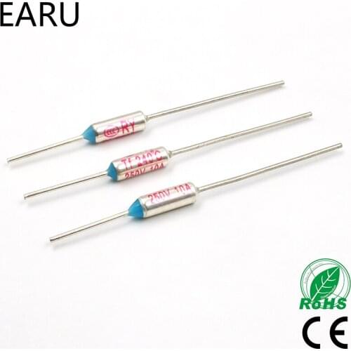 20Pcs TF 240 Celsius Degrees TF-240 Temperature Circuit Cut Off Thermal Fuse 250V 10A Eletric Rice Cooker Microwave Oven Refrige