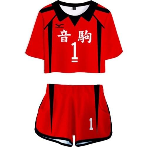 Haikyuu Cosplay Costume Karasuno High School Volleyball Club Hinata Shyouyou Sportswear Jerseys Uniform women set