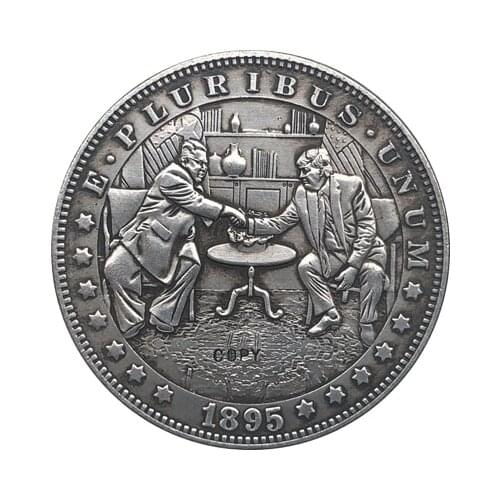 Hobo Nickel 1895-O USA Morgan Dollar COIN COPY Type 111