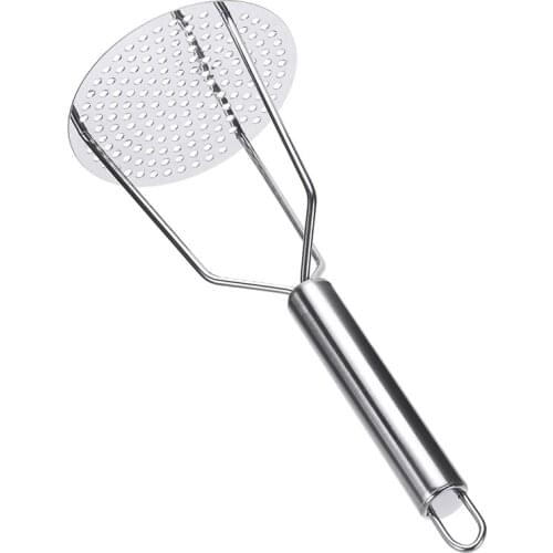 Potato Masher Ricer Stainless Steel Potato Pusher Handheld Smooth Mashed Potatoes Mud Crusher Kitchen Ricer Tools