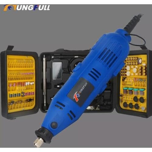 Mini Electric Grinding Suit Wood Carving Root Carving Grinding Electric Drill Polishing Tool Jade Carving Machine