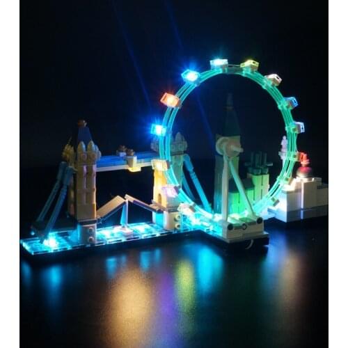 Led Light Kit For 21034 Architecture London Great Britain DIY Toys Set (Not Included Building Blocks)