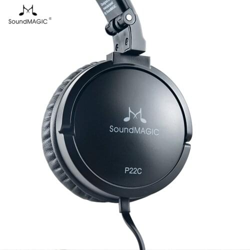 SoundMAGIC P22C Portable Headphones with 3.5mm plug Universal Smartphone Controls & Mic headset for mobile tablet pc etc