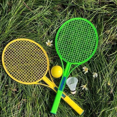 Portable Parent-child Sport Badminton Racket Toy Badminton Tennis Ball Set Outdoor Kids Educational Game Fitness Toy