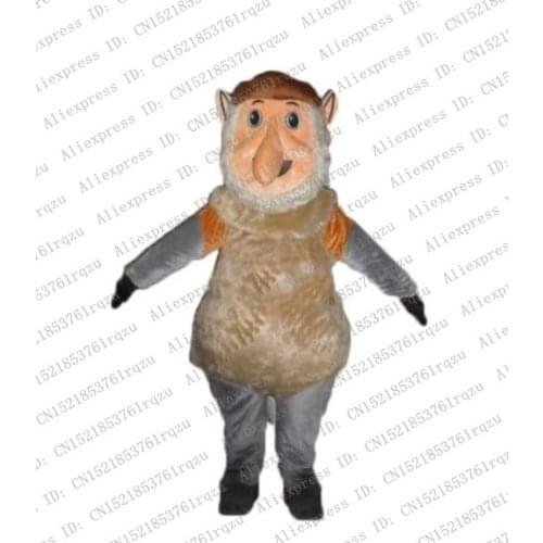 Proboscis Monkey Mascot Costume Adult Cartoon Character Outfit Suit Social Performance Can Wear Wearable zz8279