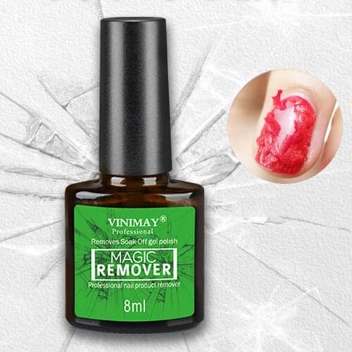 8ml Nail Polish Remover, Soak-Off Gel Nail Polish in 3-5 Minutes