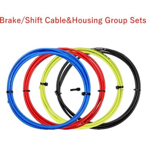 Universal Brake Cable Shift Housing Cable Group Sets MTB Bike Road Bicycle Shift Gear Derailleur Brake Kits Wire Tube Line Hose