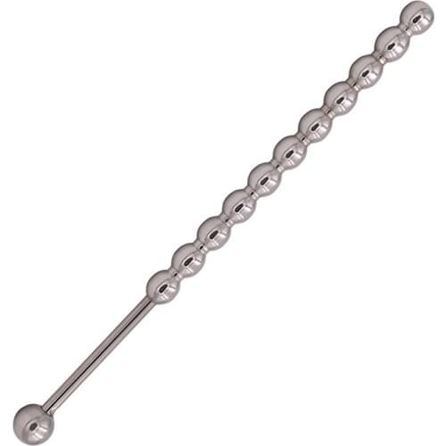 Stainless Steel Urethral Plug Beads Penis Insertion Sex Toys For Men Horse Eye Urethral Sound Dilators Penis Plug Sounding Rods