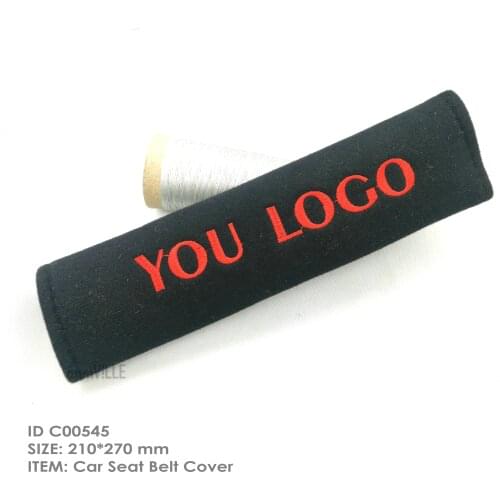Custom Embroidered of Car Seat Belt Cover