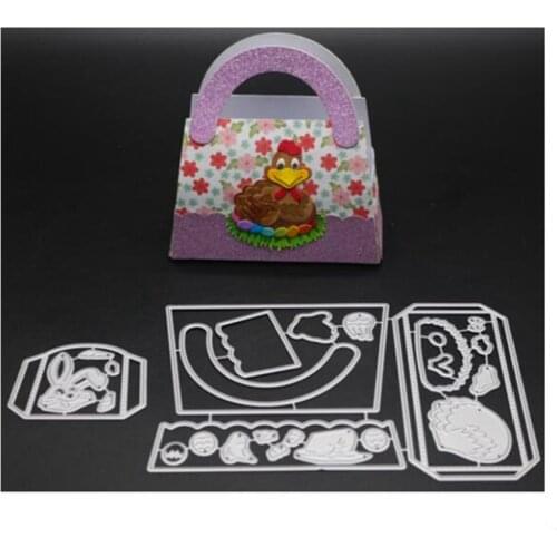 YINISE Metal Cutting Dies For Scrapbooking Stencils Rabbit Chick DIY Paper Album Cards Making Embossing Folder Die Cuts CUT Mold