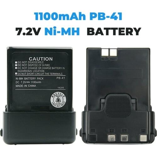 1100mAh NI-MH PB-40 PB-41 Replacement Battery Extended for Kenwood TK-2118 TK-3118 Walkie Talkie