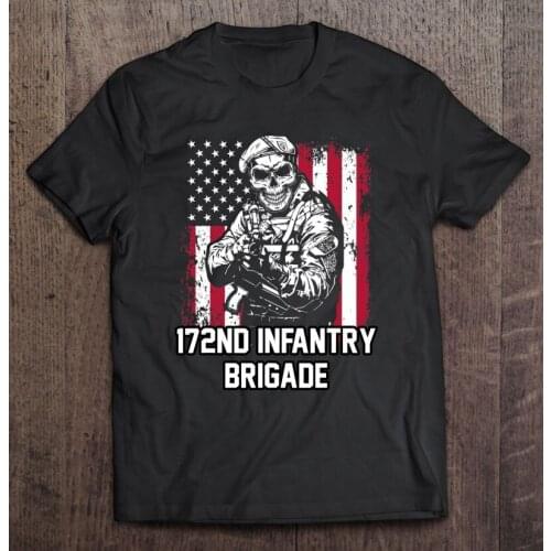 172Nd Infantry Brigade Special Force Army Men T Shirt Short Casual 100% COTTON O-Neck Shirts