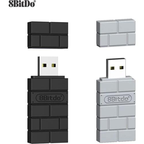 8Bitdo USB Wireless Bluetooth Adapter Receiver For Windows Mac For Nintend Switch For PS5 Controller For Windows Mac