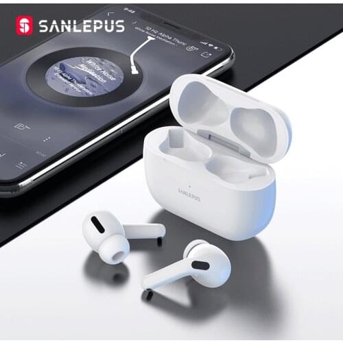 SANLEPUS Earbuds Pro NEW Wireless Headphones TWS In-Ear Bluetooth Earphones 9D Stereo Headset For Android iPhone Xiaomi Huawei