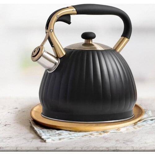 3.5L Pumpkin Shape Tea Kettle With Stainless Steel Infuser Tea Kettle For Boiling Water Oolong Tea Iron Teapot